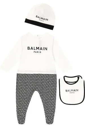 Balmain Baby - Set tutina, bavaglino e cappello