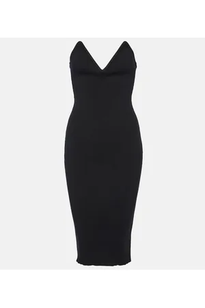 COPERNI Abito midi bustier in maglia