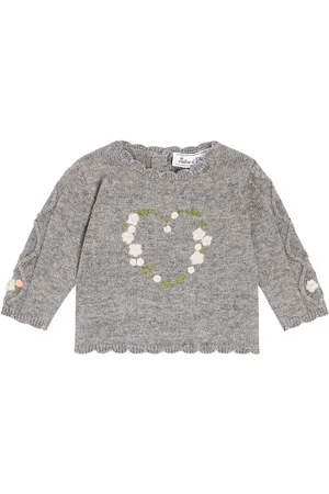 Tartine Et Chocolat Baby - Pullover in misto lana con ricami