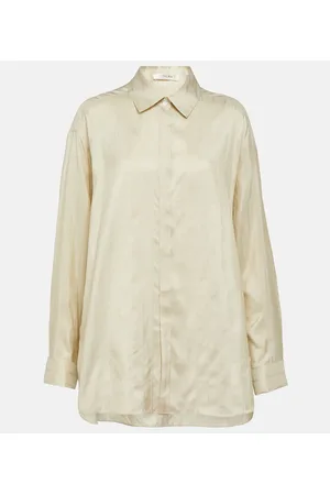 The Row Camicia Nomoon in popeline di seta
