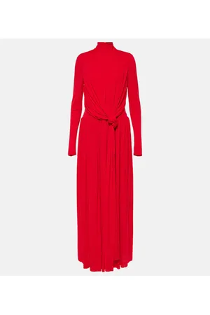 Proenza Schouler Abito lungo Meret in crêpe di jersey
