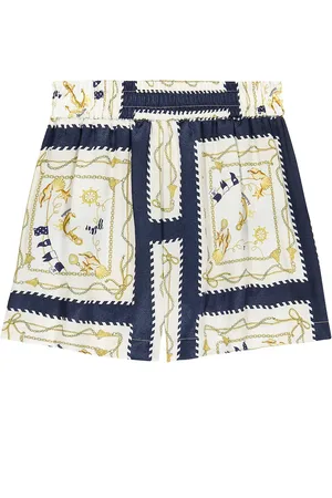 MONNALISA Shorts in raso con stampa