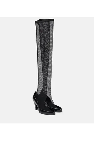 The Row Pumps in pelle con mesh