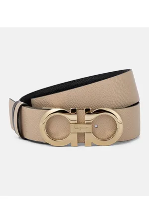 Salvatore Ferragamo Cintura Gancini reversibile in pelle