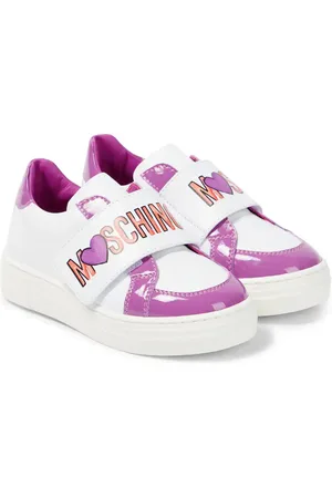Moschino Sneakers in pelle con logo