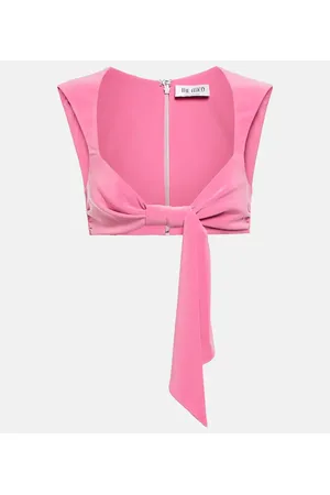The Attico Top cropped in jersey