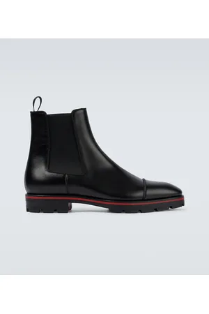 Christian Louboutin Stivaletti Chelsea Melon in pelle