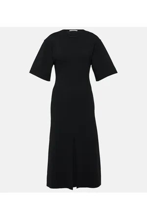 Stella McCartney Abito midi con ruches