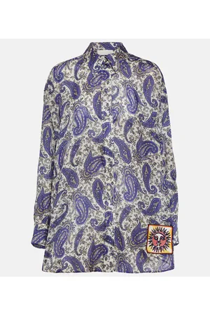 ZIMMERMANN Camicia Devi in seta con stampa paisley