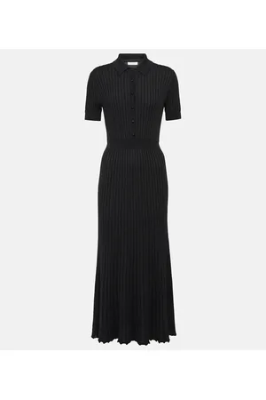 GABRIELA HEARST Abito midi Amor in seta e cashmere