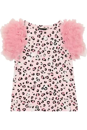 MONNALISA Top in misto cotone con stampa