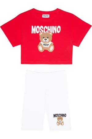 Moschino T-shirt e shorts in jersey di cotone