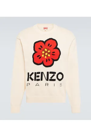 Kenzo Pullover Boke Flower in misto cotone