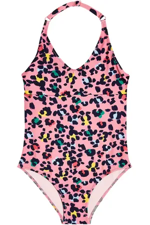 Vilebrequin Costume intero con stampa leopardata