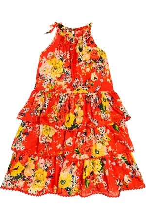 ZIMMERMANN Abito Alight in cotone a balze
