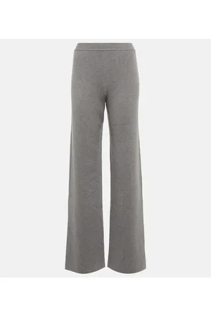 Loro Piana Pantaloni larghi in cashmere