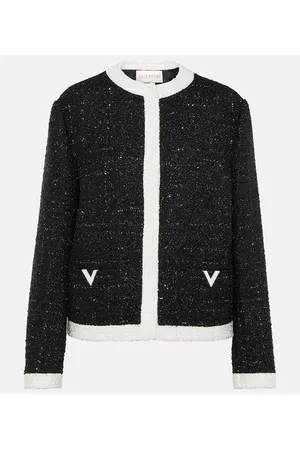 VALENTINO Giacca in tweed lamé