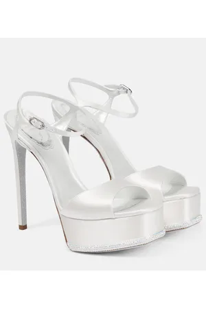 RENE CAOVILLA Pumps con plateau da sposa
