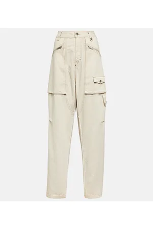 Isabel Marant Jeans cargo Paciane a gamba larga