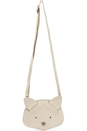 Donsje Borsa a spalla Britta Cat in pelle nabuk
