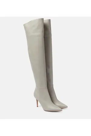 Gianvito Rossi Stivali cuissardes Jules in suede
