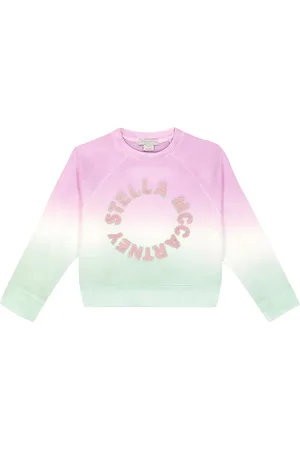 Stella McCartney Felpa in jersey di cotone tie-dye