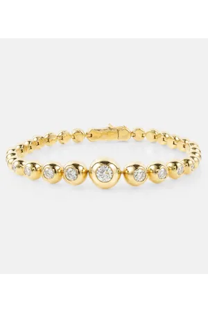 Melissa Kaye Bracciale Audrey Graduated in 18kt con diamanti