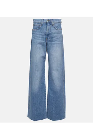 VERONICA BEARD Jeans a gamba larga Taylor a vita alta