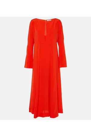 Dorothee Schumacher Abito midi Sophisticated Volumes in seta