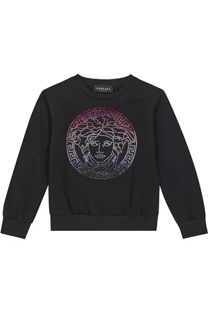 VERSACE Felpa in jersey di cotone Medusa