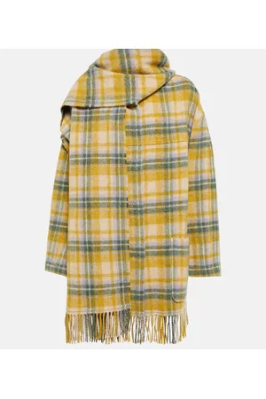Marant Etoile Cappotto Faty in misto lana con sciarpa