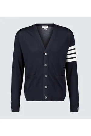 Thom Browne Cardigan in lana 4-Bar