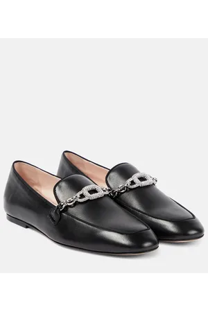 Roger Vivier Mocassini in pelle con cristalli