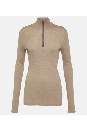Brunello Cucinelli Dolcevita in lana e cashmere