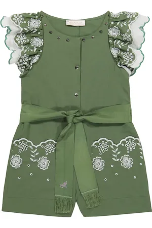 MONNALISA Jumpsuit corta in cotone