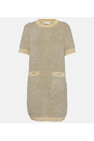 Tory Burch Miniabito in velluto a righe