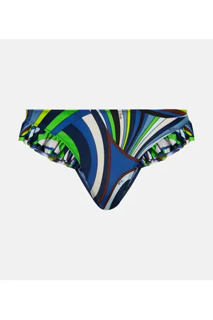 Puccini Slip bikini Iride con stampa