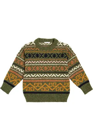The New Society Pullover Tirso in misto lana con intarsi