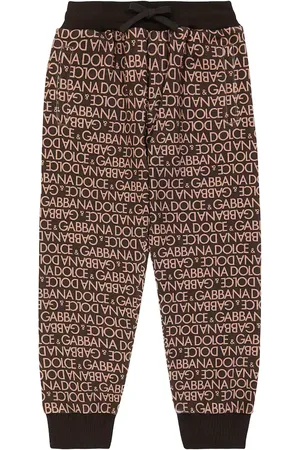 Dolce & Gabbana Pantaloni sportivi in jersey di cotone
