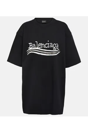 Balenciaga T-shirt in jersey di cotone con logo