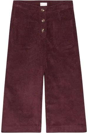 La Coqueta Pantaloni Alma in velluto di cotone a coste