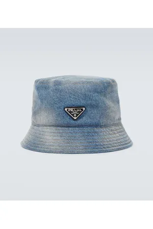 Prada Cappello da pescatore in denim
