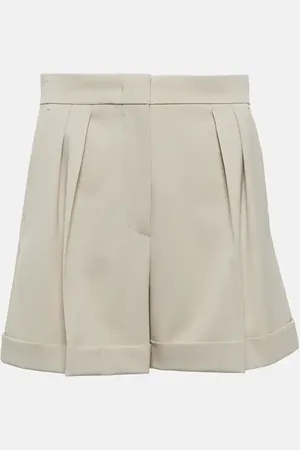 Max Mara Shorts Bormida in gabardine di lana
