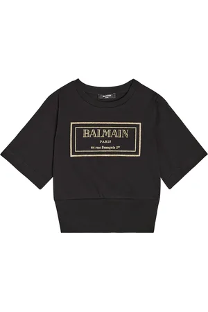Balmain T-shirt in cotone con logo