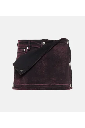 Y / PROJECT Skort Janty in denim con pannelli