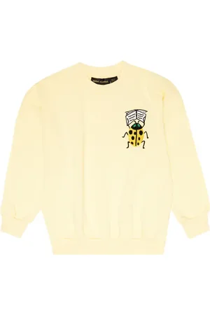 Mini Rodini Felpa in cotone con ricamo