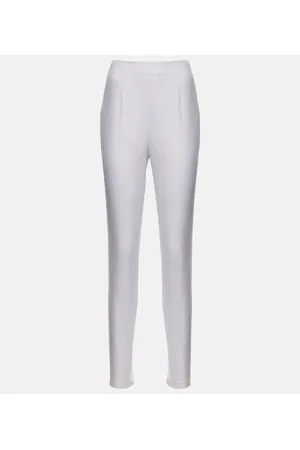 Prada Pantaloni slim in misto cotone