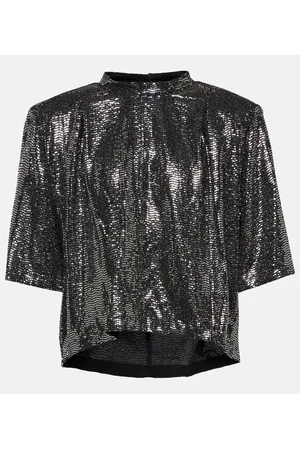 Marant Etoile Top Delfi con paillettes