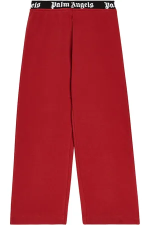 Palm Angels Pantaloni sportivi in jersey di cotone