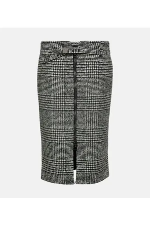 Tom Ford Gonna midi in misto lana